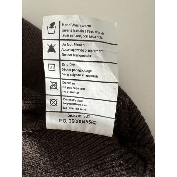 CARHARTT Stocking Cap Knit Hat Beanie Dark Brown A18 DKB - Picture 4 of 4